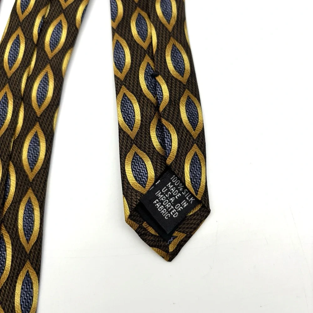 Lot of 3 1980s Louis Roth 100% Silk Multicolor Abstract Neckties 60
